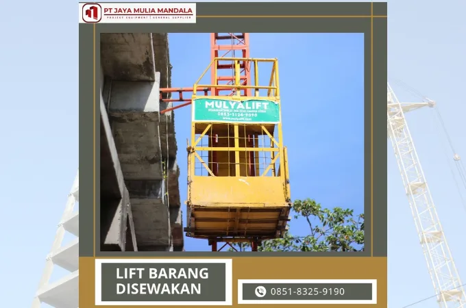 sewa lift barang jambi