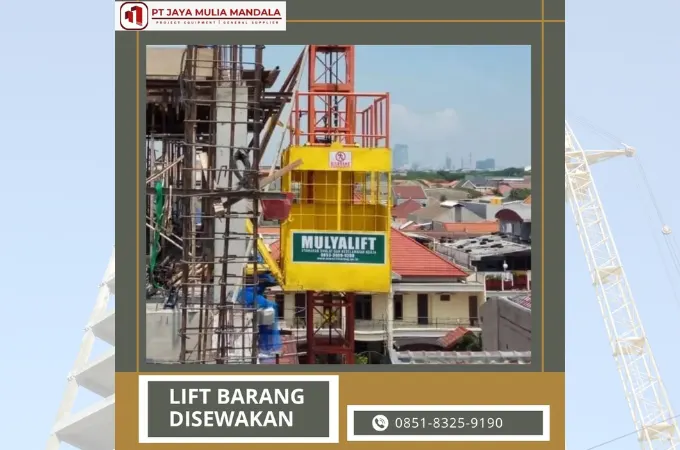 sewa lift barang kaur