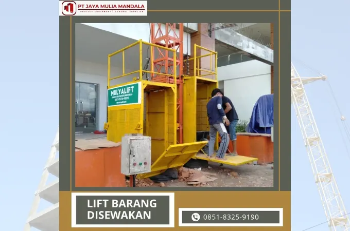 sewa lift barang bengkulu