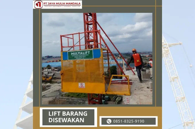 sewa lift barang banjarbaru