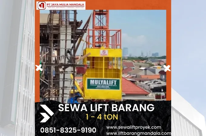 Sewa lift barang medan