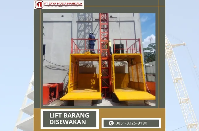 sewa lift barang bandar lampung