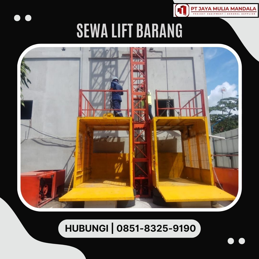sewa lift barang serang
