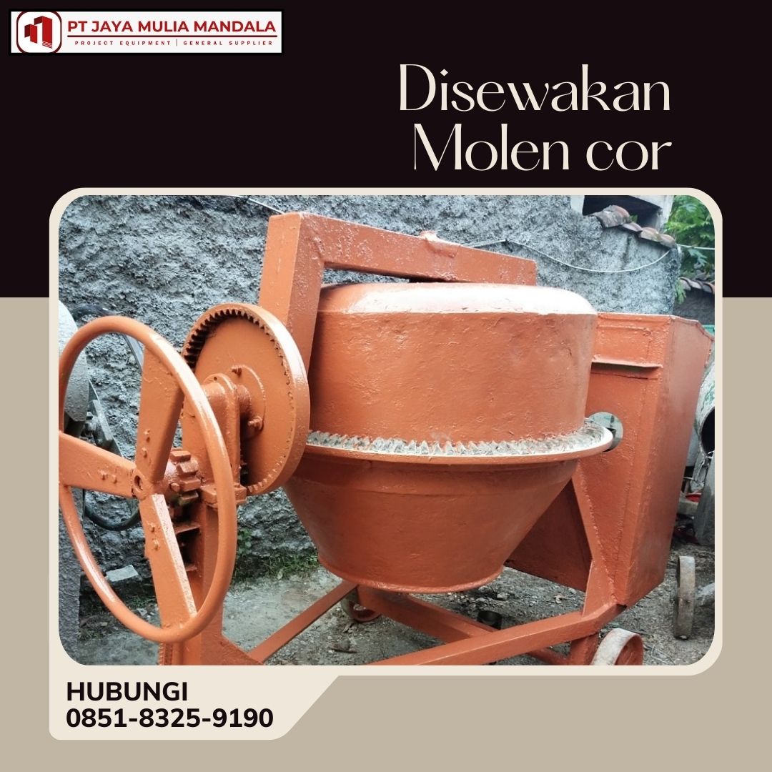 sewa molen cor pagar alam