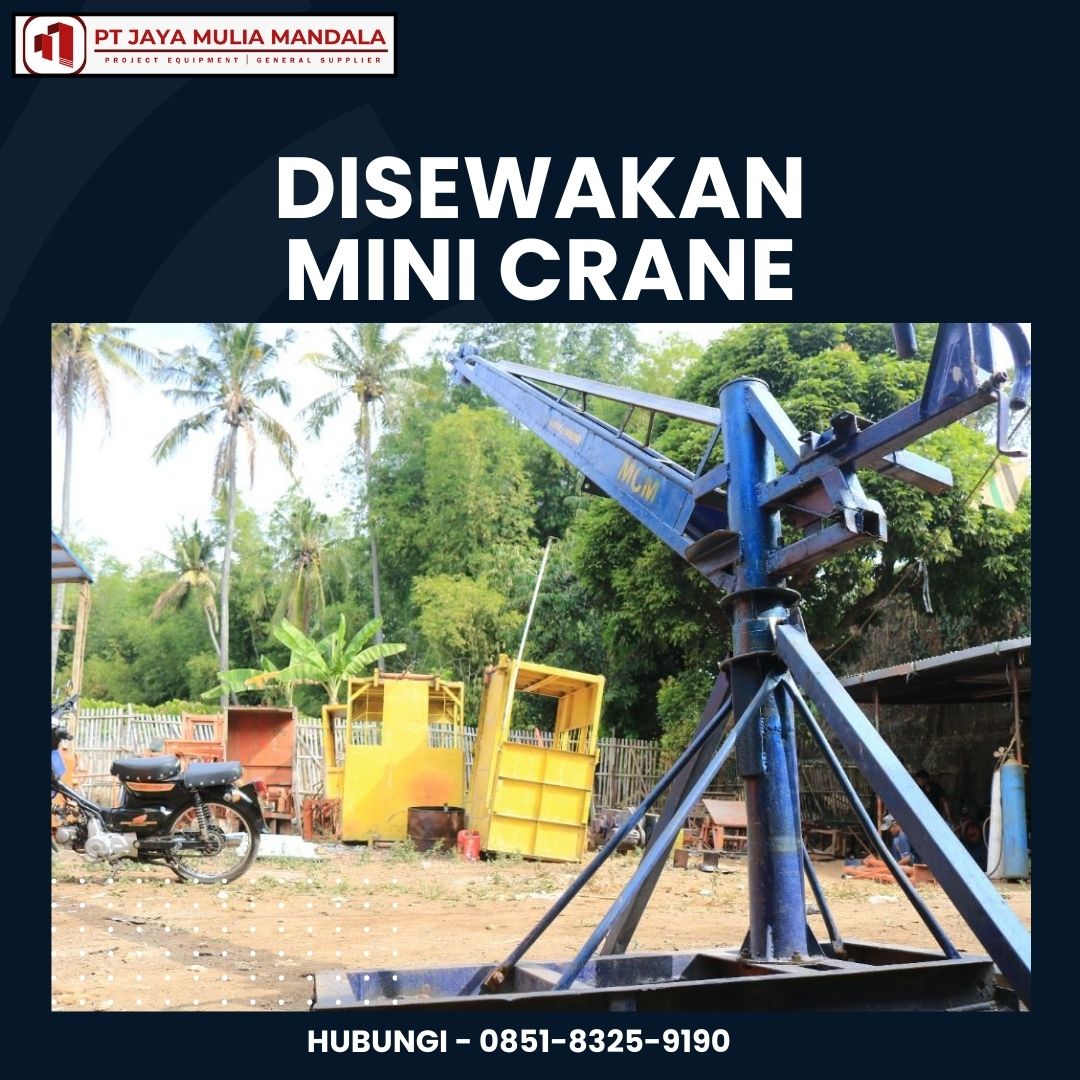 sewa mini crane lampung