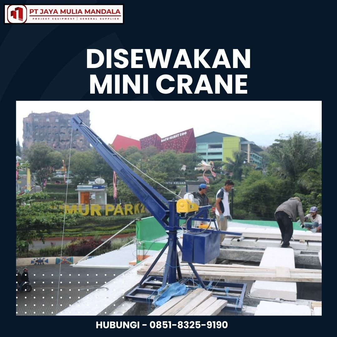 sewa mini crane makassar