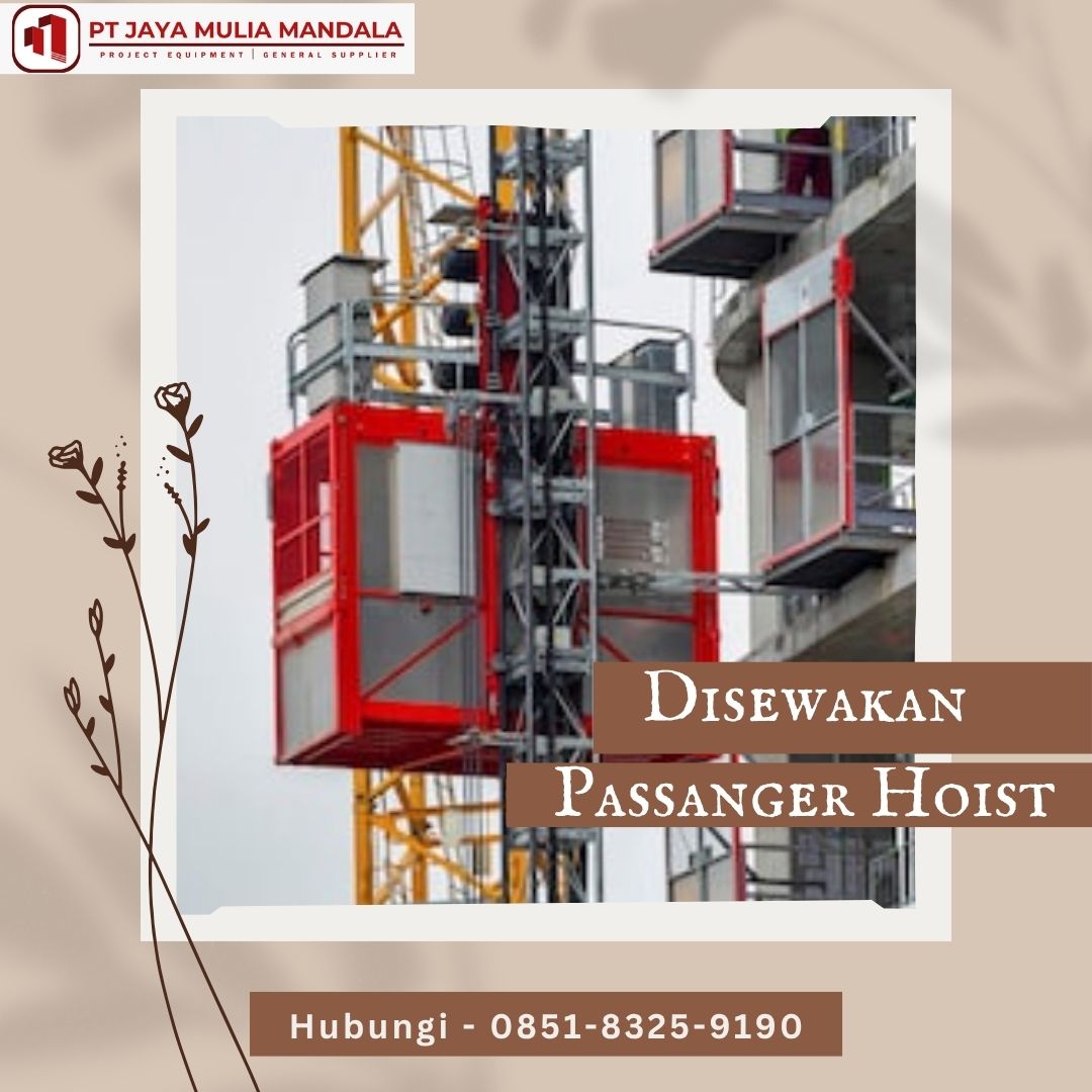 sewa passanger hoist bandung