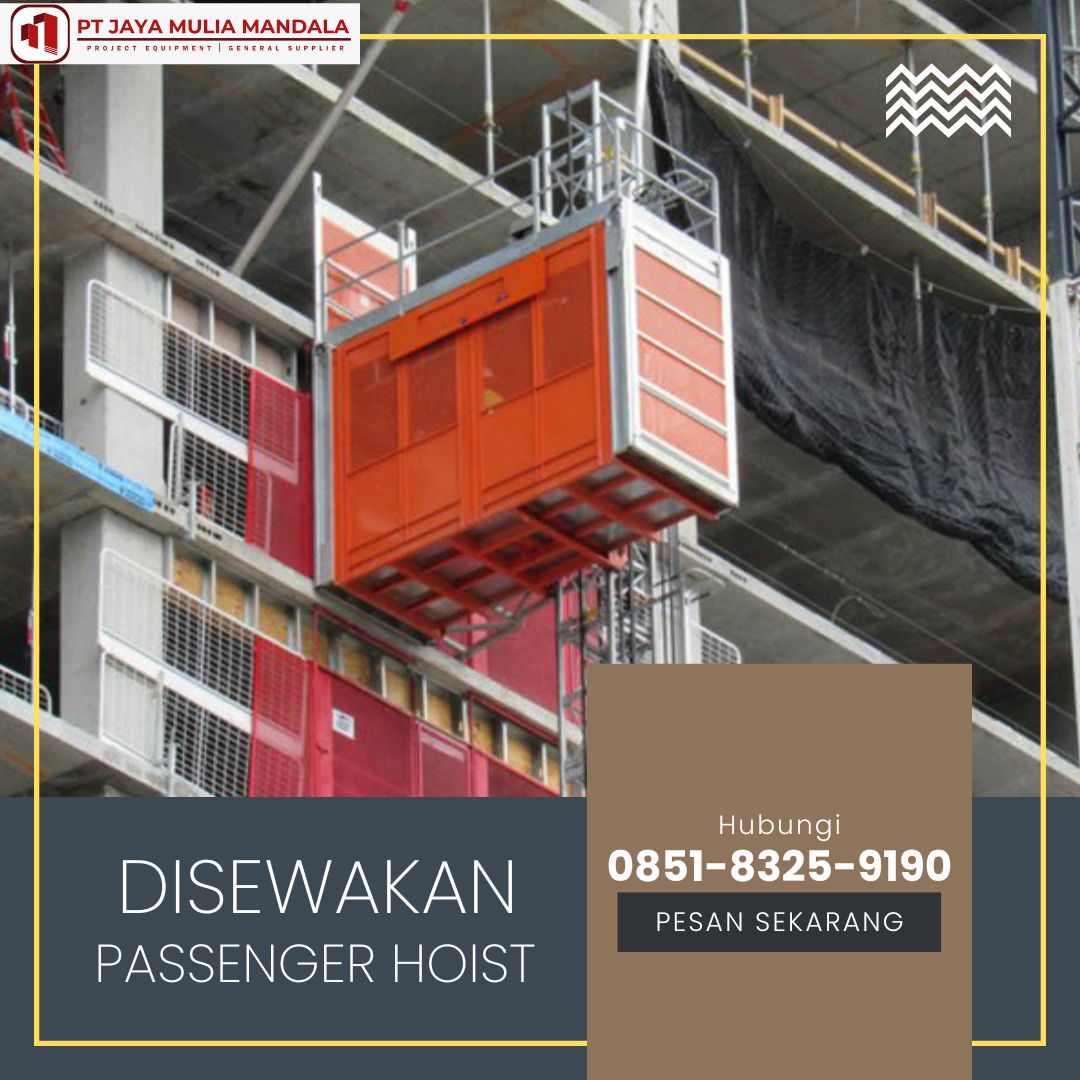 sewa passenger hoist surabaya