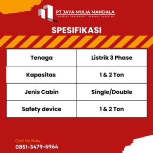 sewa lift barang sidoarjo