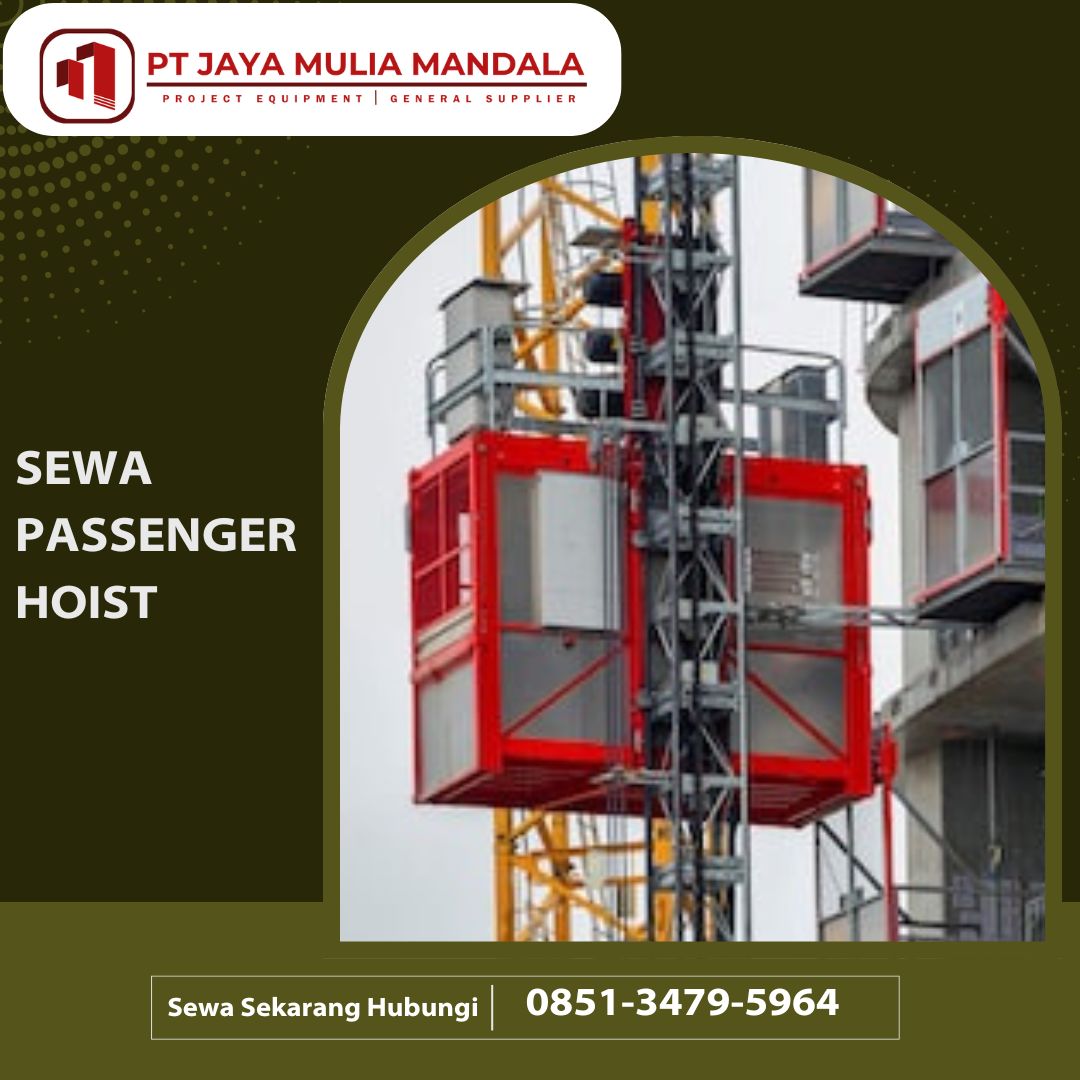 sewa passenger hoist pontianak