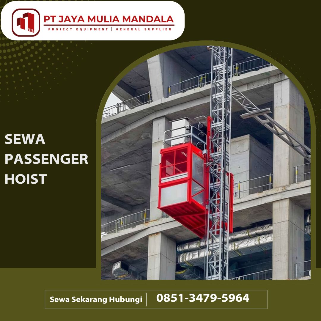 sewa passenger hoist pekanbaru