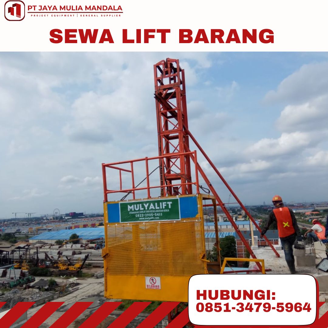 sewa lift barang kendal