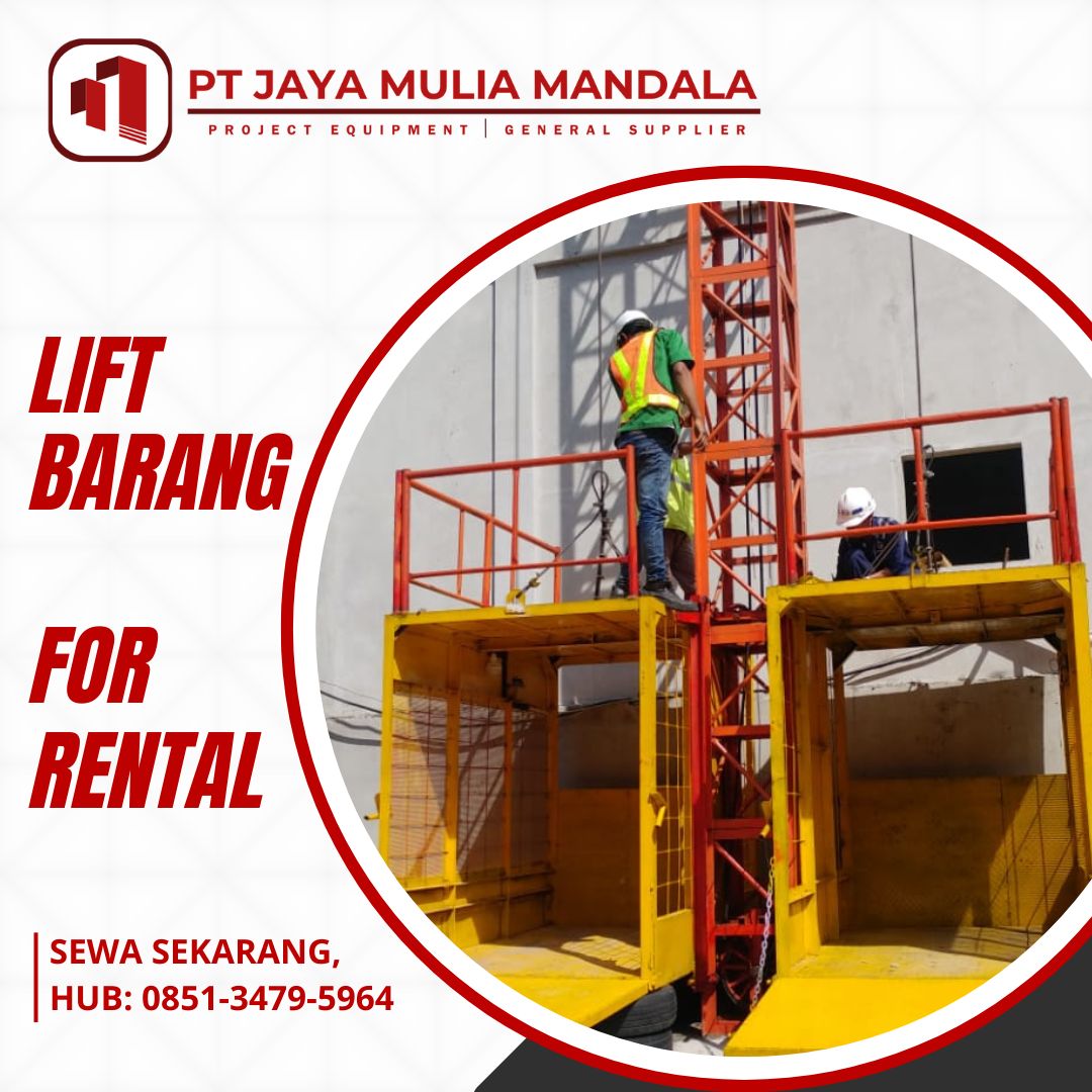 sewa lift barang cimahi