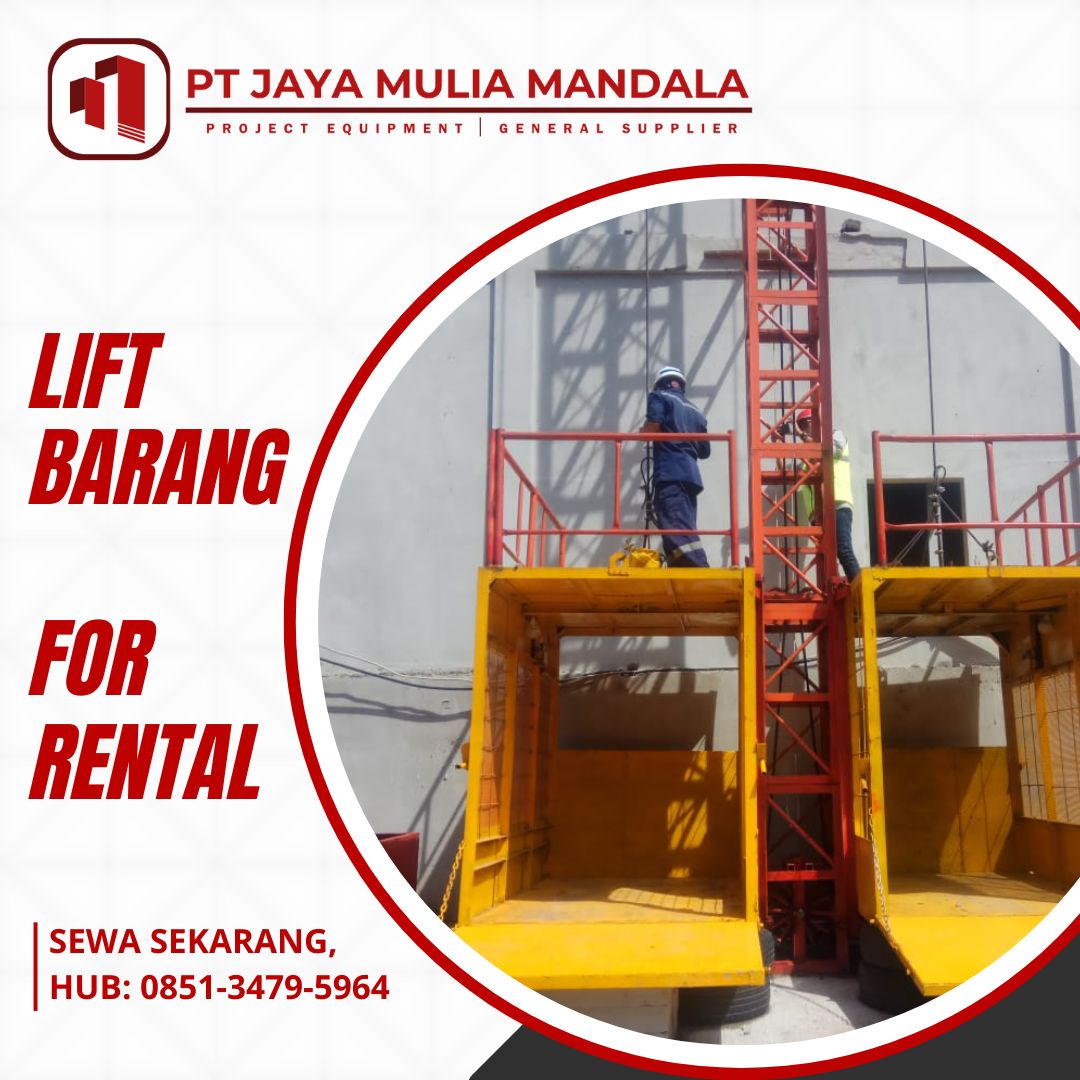 sewa lift barang bogor