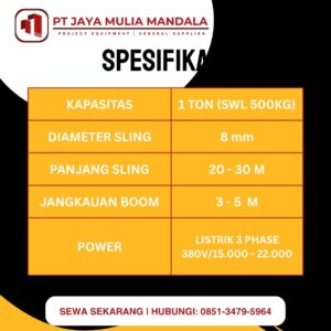 spesifikasi mini crane malang