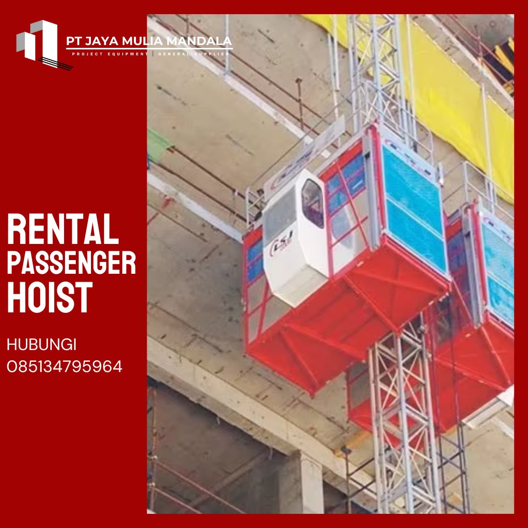 sewa passenger hoist balikpapan