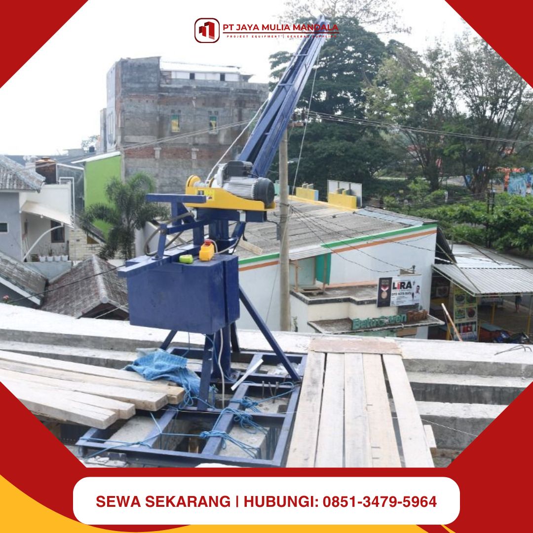 sewa mini crane serang