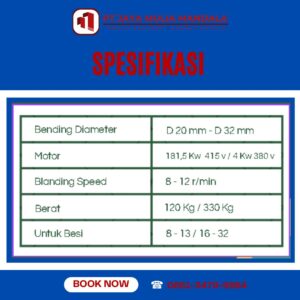 spesifikasi bar bender bangli