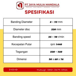 spesifikasi bar bender wajo