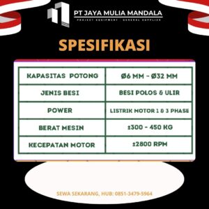 spesifikasi bar cutter salatiga
