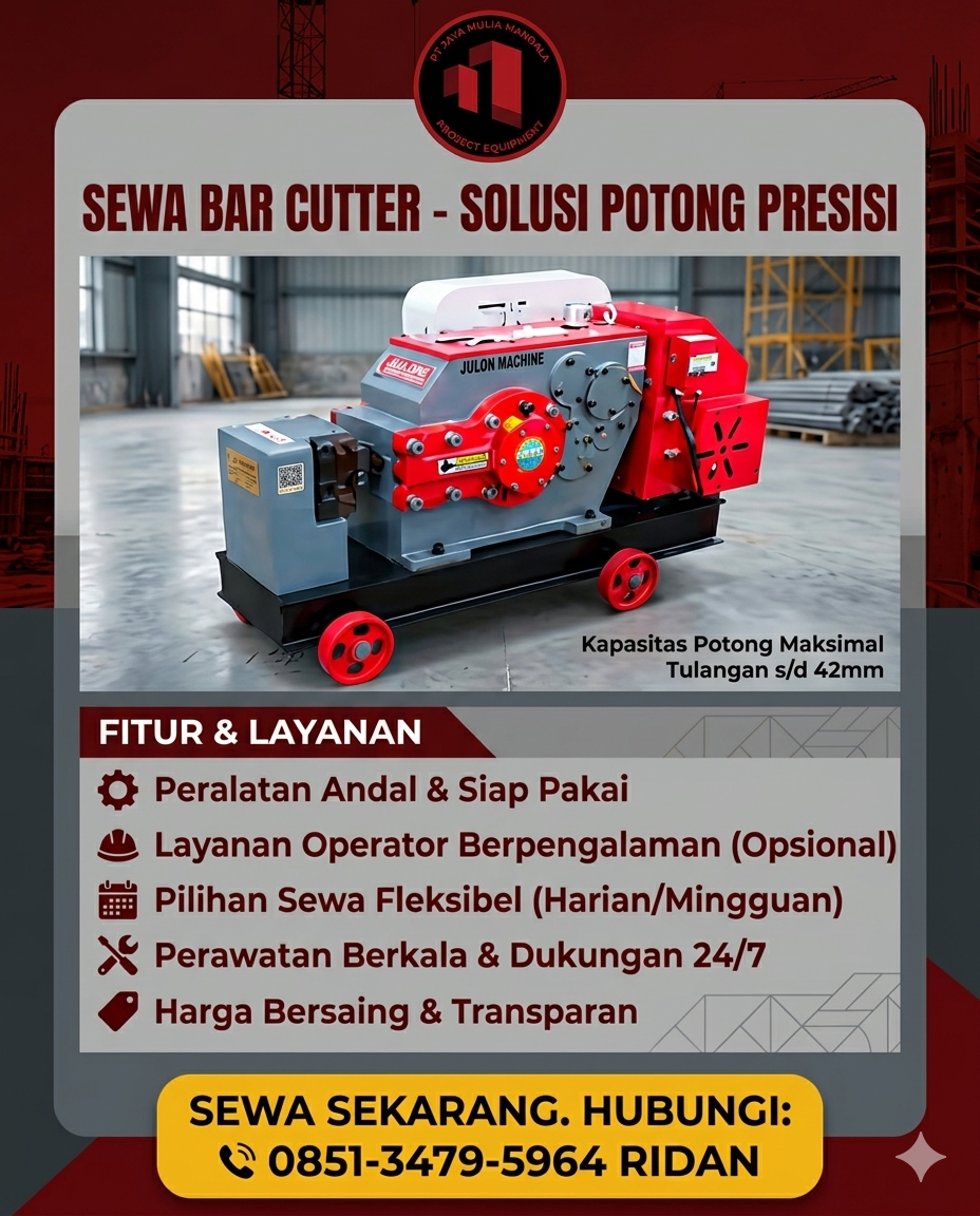 sewa bar cutter kupang