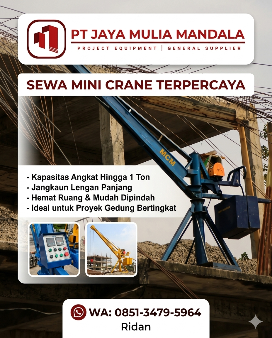sewa minii crane purwakarta