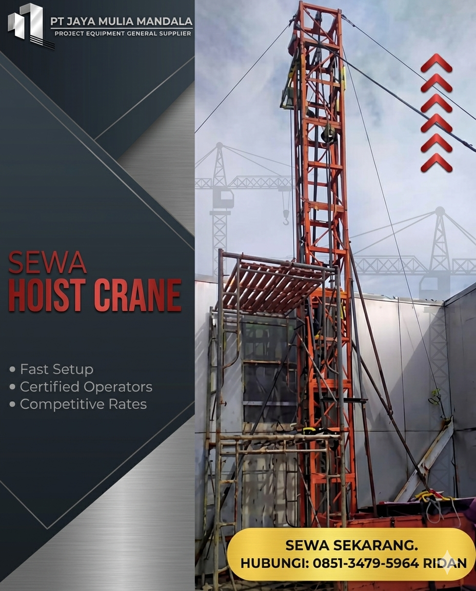 sewa hoist crane kebumen