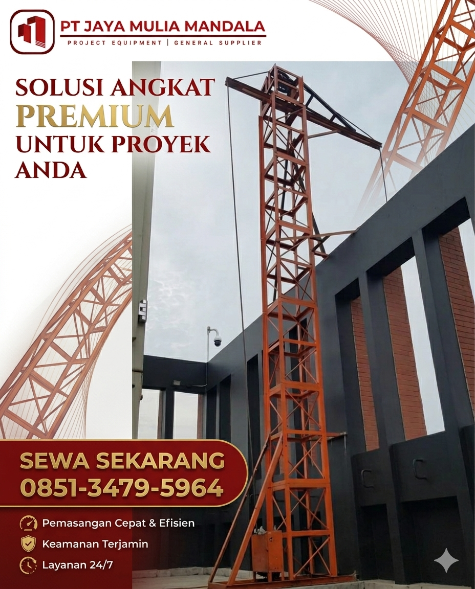 sewa hoist crane minahasa