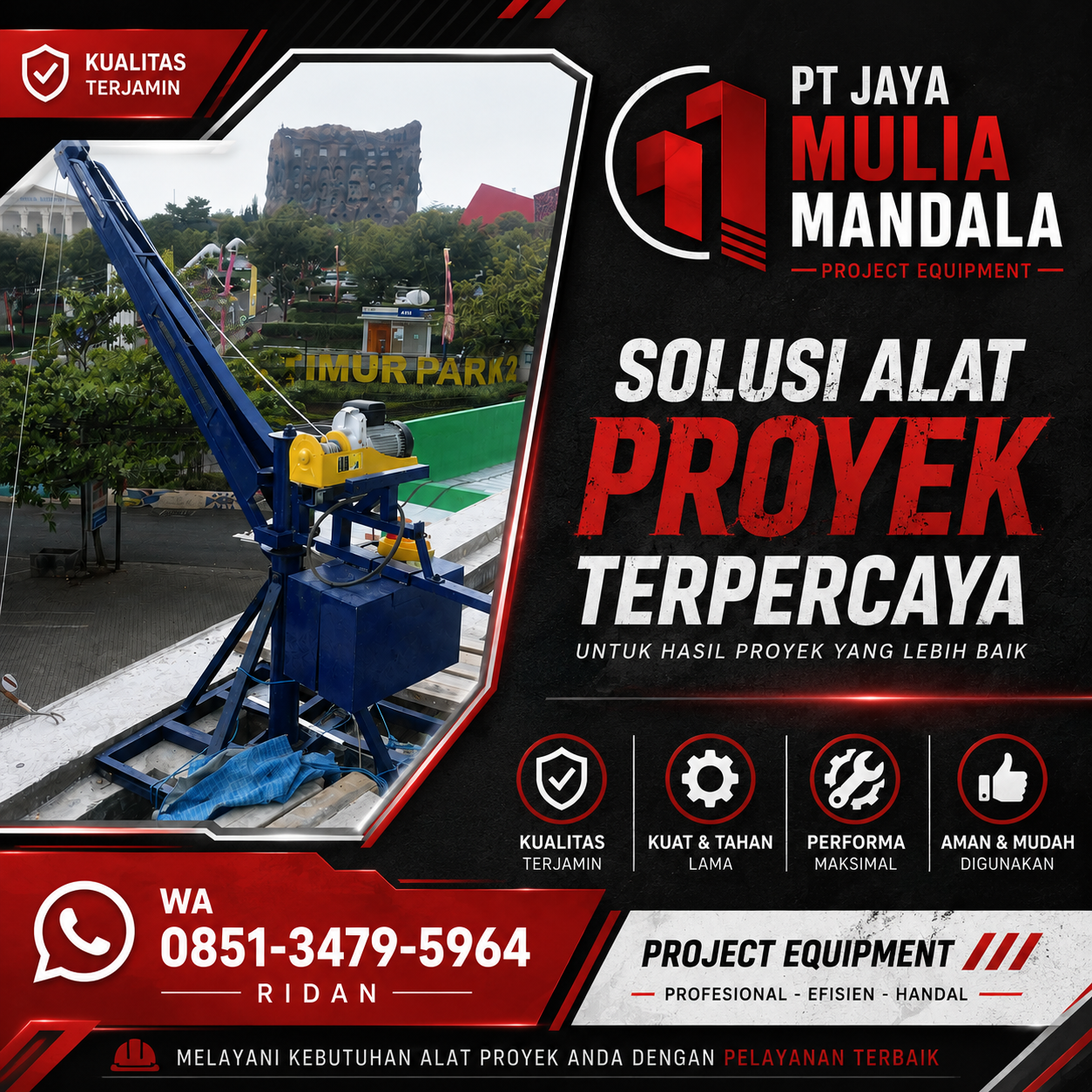 sewa mini crane sleman
