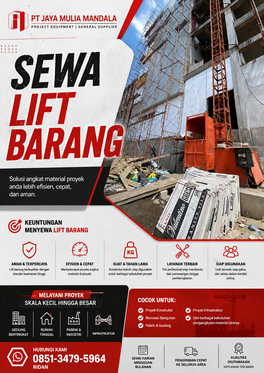 sewa lift barang buleleng