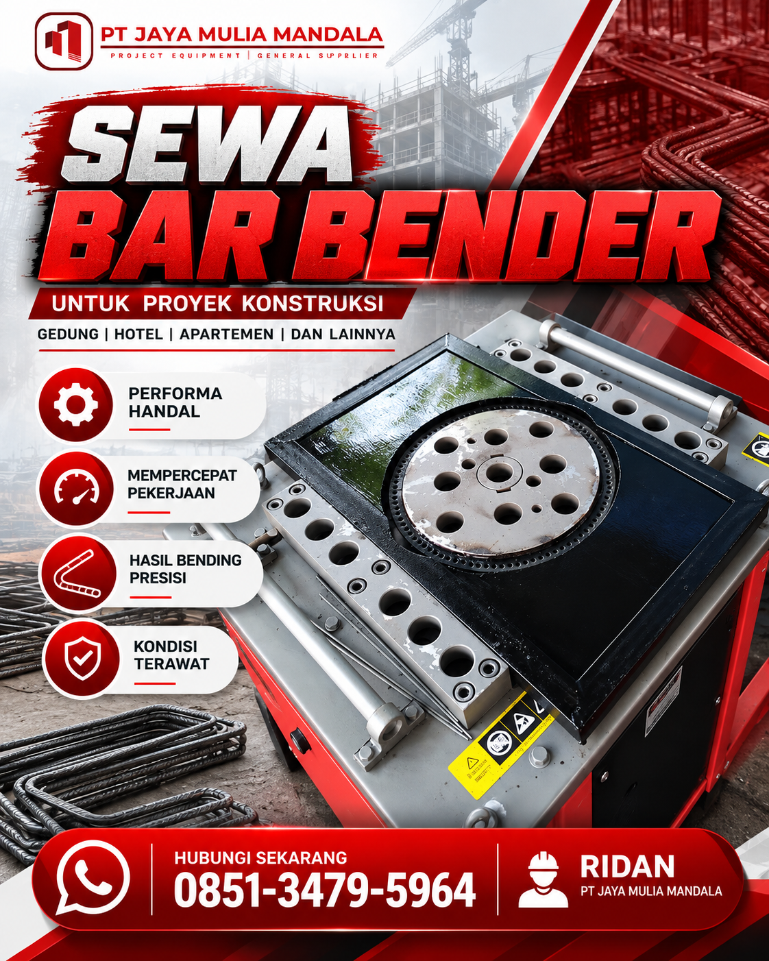 sewa bar bender pamekasan