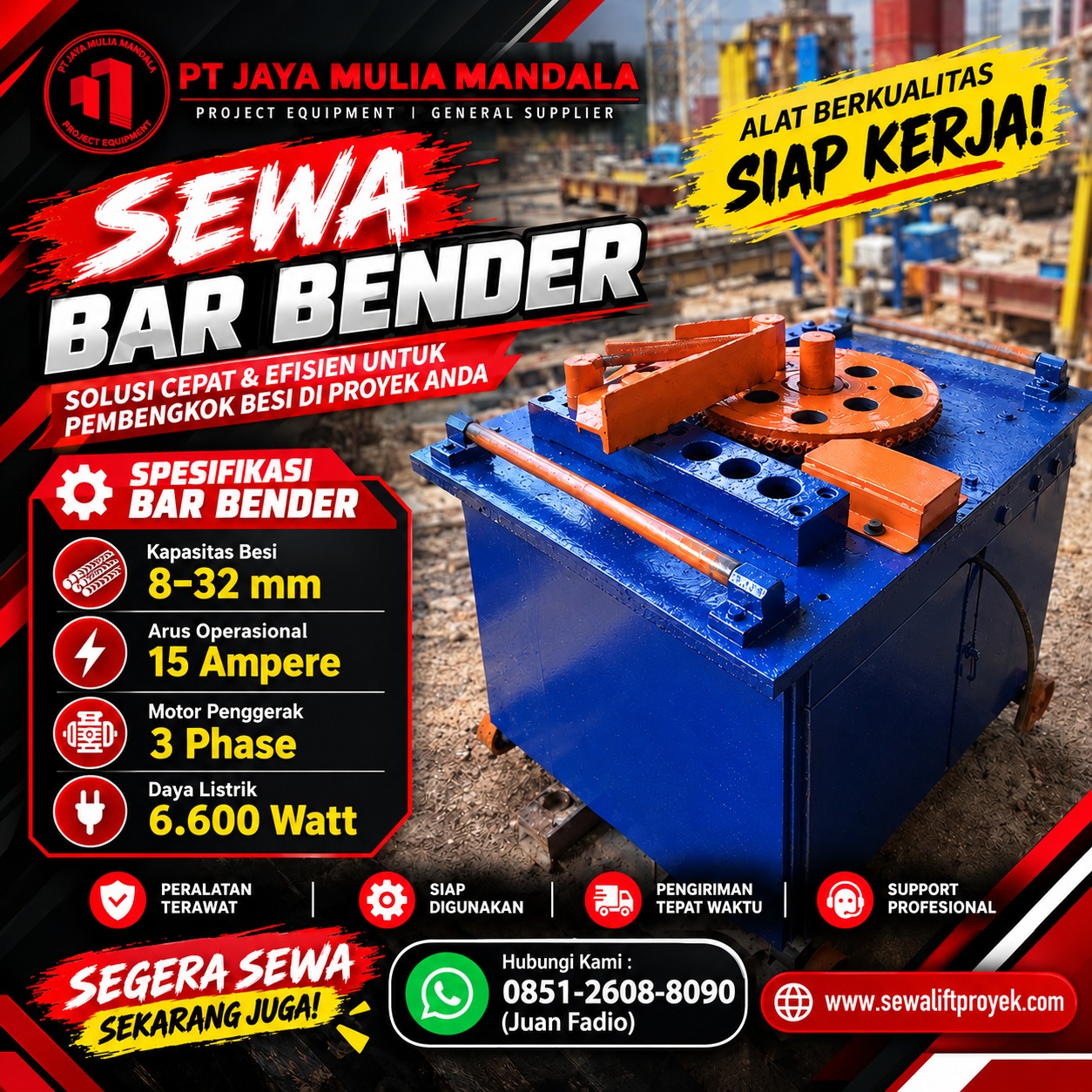 Sewa Bar Bender Jember
