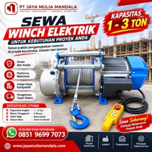 sewa winch elektrik surabaya