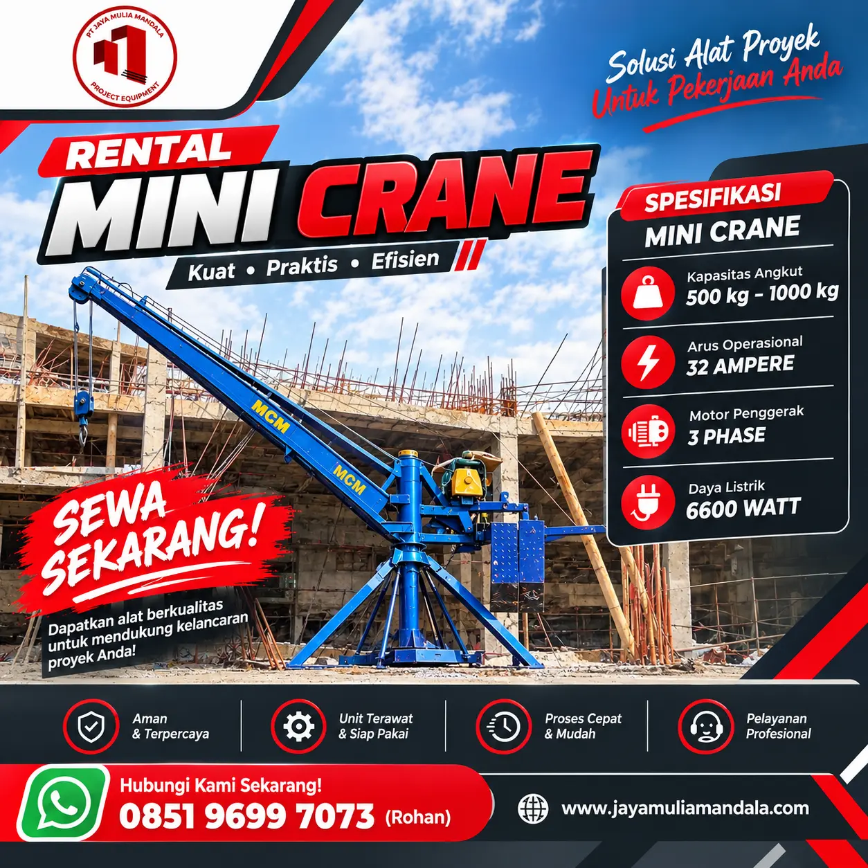 Sewa Mini Crane