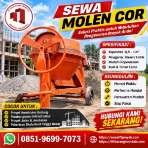 sewa molen cor malang