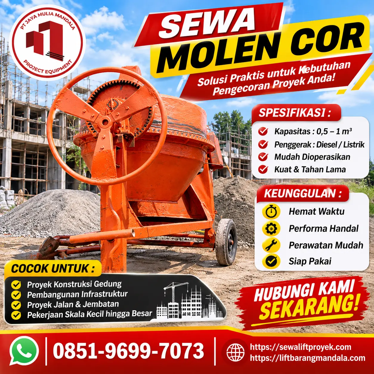 sewa molen cor malang