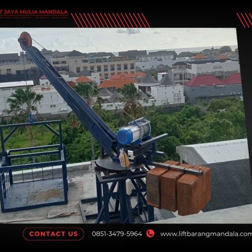 sewa mini crane demak