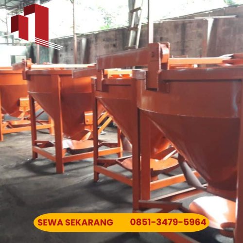 sewa bucket cor ogan komeling ulu