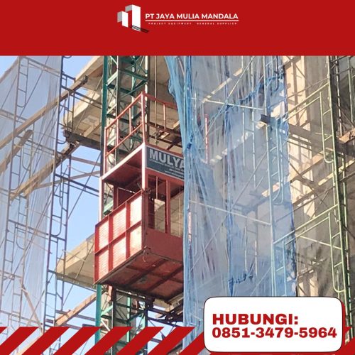 Sewa Lift Barang Bekasi | 1 – 2 Ton | Proyek Skala Besar