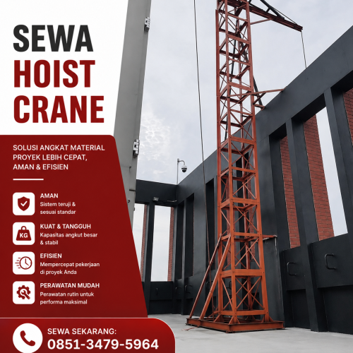 sewa hoist crane sumedang
