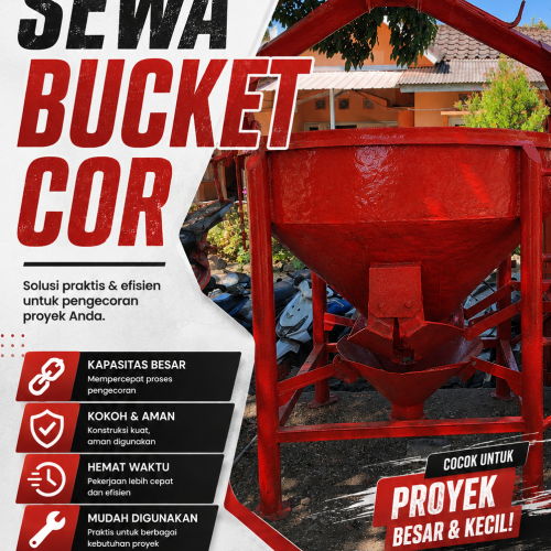sewa bucket cor magelang