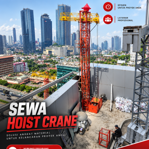 sewa hoist crane lumajang