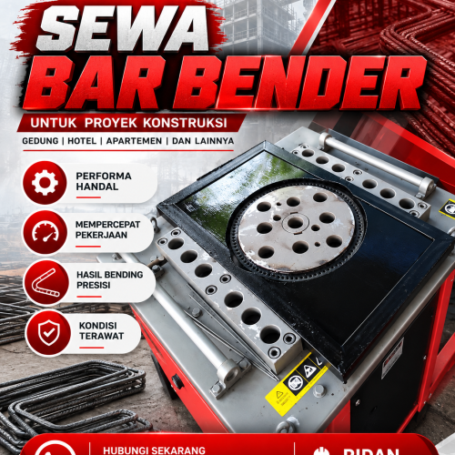 sewa bar bender batu