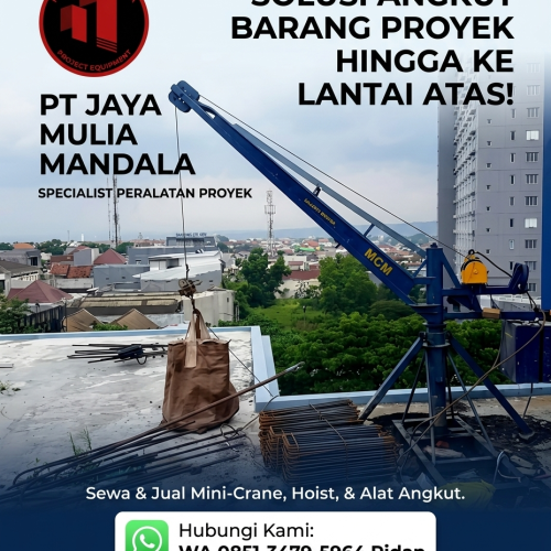 sewa mini crane bekasi