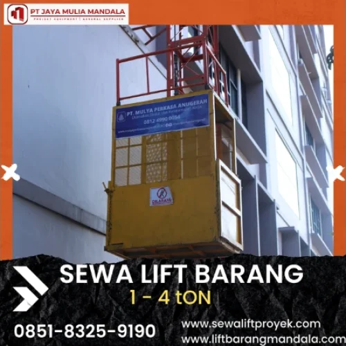 Sewa Lift Barang Pangkal Pinang Cepat dan Aman untuk Proyek Anda