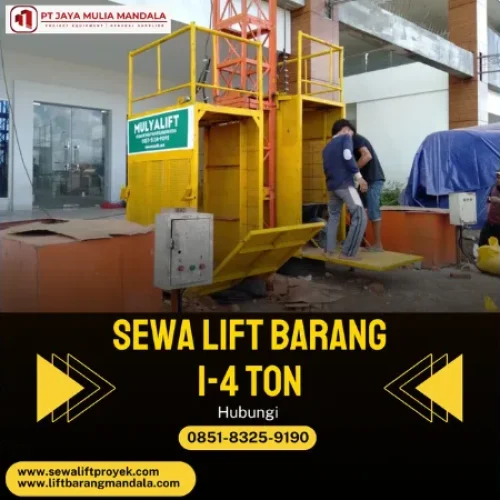 Sewa Lift Barang Jakarta Pusat | 0851 8325 9190 | Lift Material